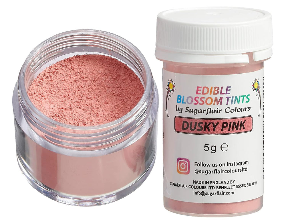 Sugarflair Blossom Tint Colorant alimentaire en poudre rose foncé – Poudre colorante alimentaire pour décoration de gâteaux, fondant, glaçage, chocolat, crème au beurre, macarons et plus encore – 5 g