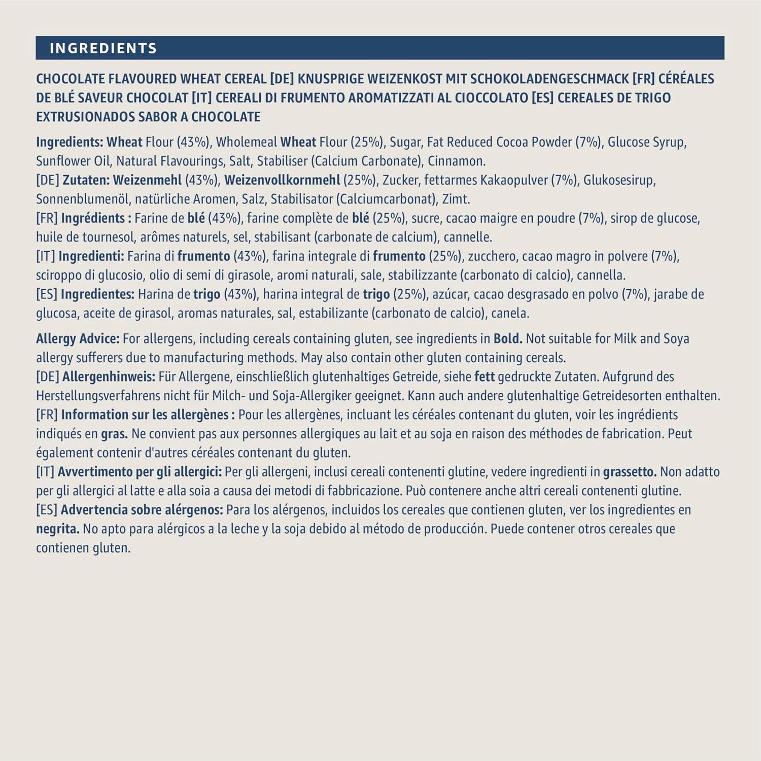 Barres de chocolat d'Amazon, 375g