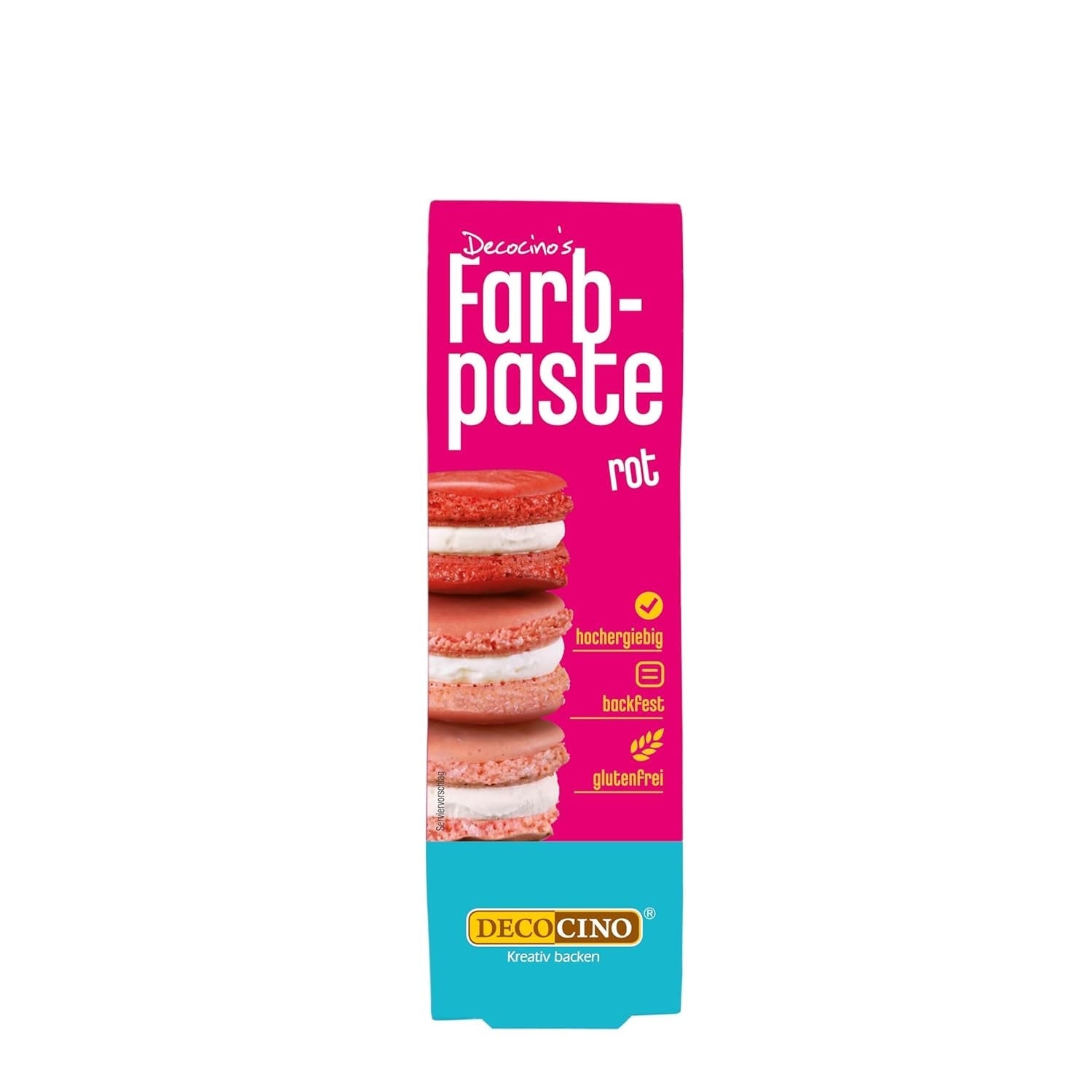 Pâte colorante rose DECOCINO - 20 g - Colorant alimentaire, idéal pour colorer gâteaux, fondants et crèmes - Sans acides gras azoïques ni gluten