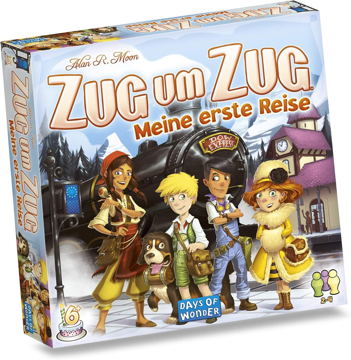 Days of Wonder, Ticket to Travel - My First Trip, Jeu pour enfants, Jeu de société, 2-4 joueurs, 6 ans et plus, 20+ minutes, Allemand