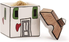 Egan, céramique, émaillé, ivoire, petit, Lc41R/3