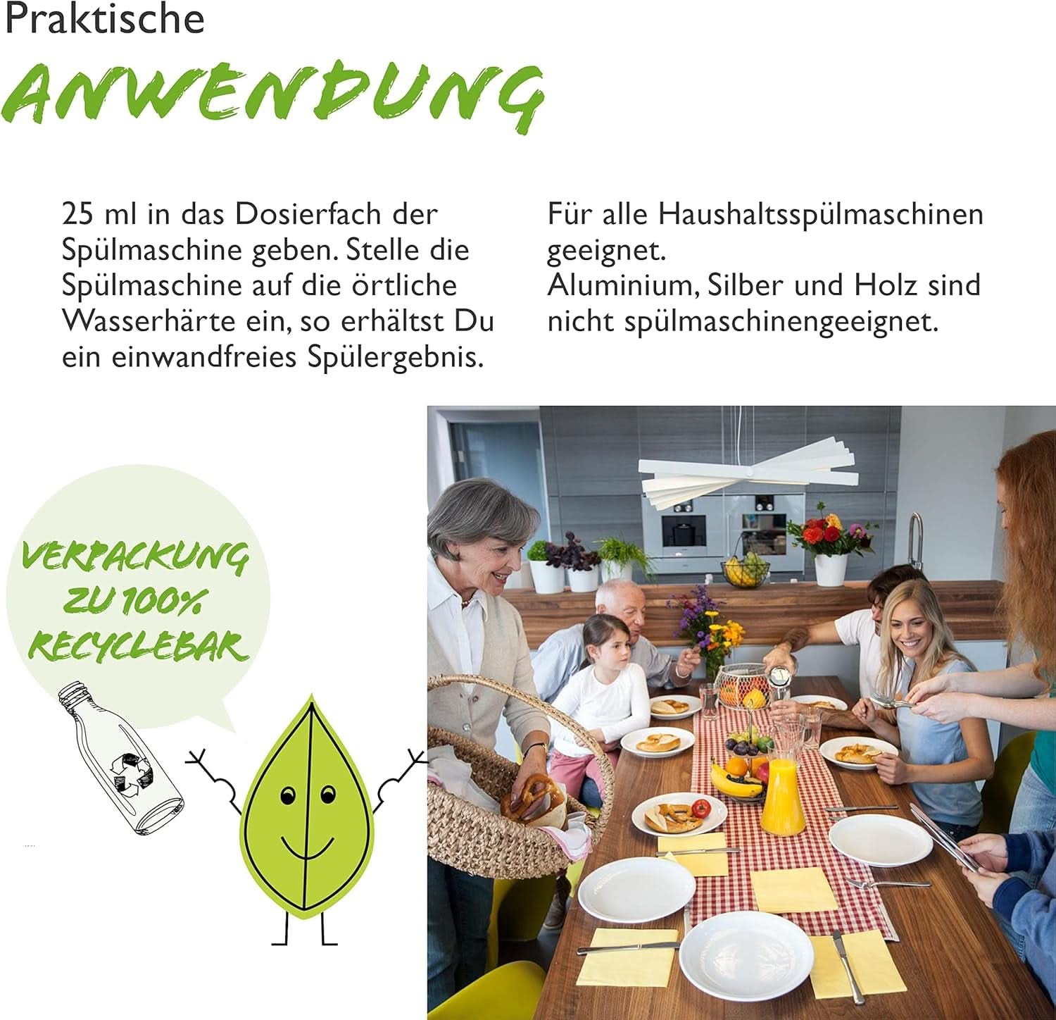 Almawin eco, praf de spălat vase 2,8kg, 112 spalari, dozabil pentru diferite cantități de vase Naty Shop