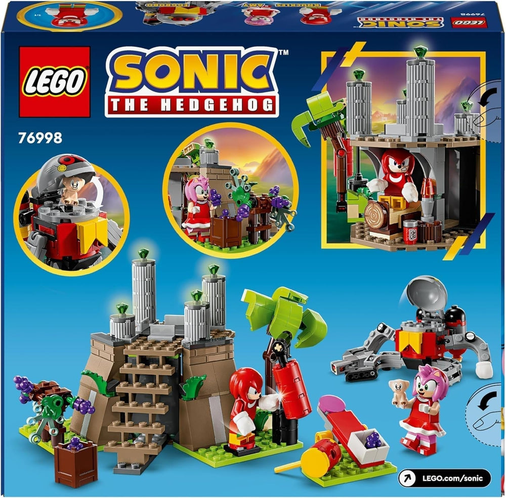 LEGO Sonic le Hérisson Knuckles et le sanctuaire du Maître Émeraude Jouet à collectionner Cadeau de joueur Ensemble de construction d'aventure pour garçons et filles de 8 ans 76998 Jeux de construction Besuche den LEGO-Store