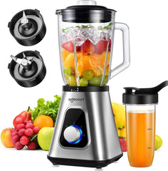 Safecourt Kitchen - Blender - Mixeur Sport - 1000 Watt - to Go Beker - Smoothie Maker Kitchen Naty Shop