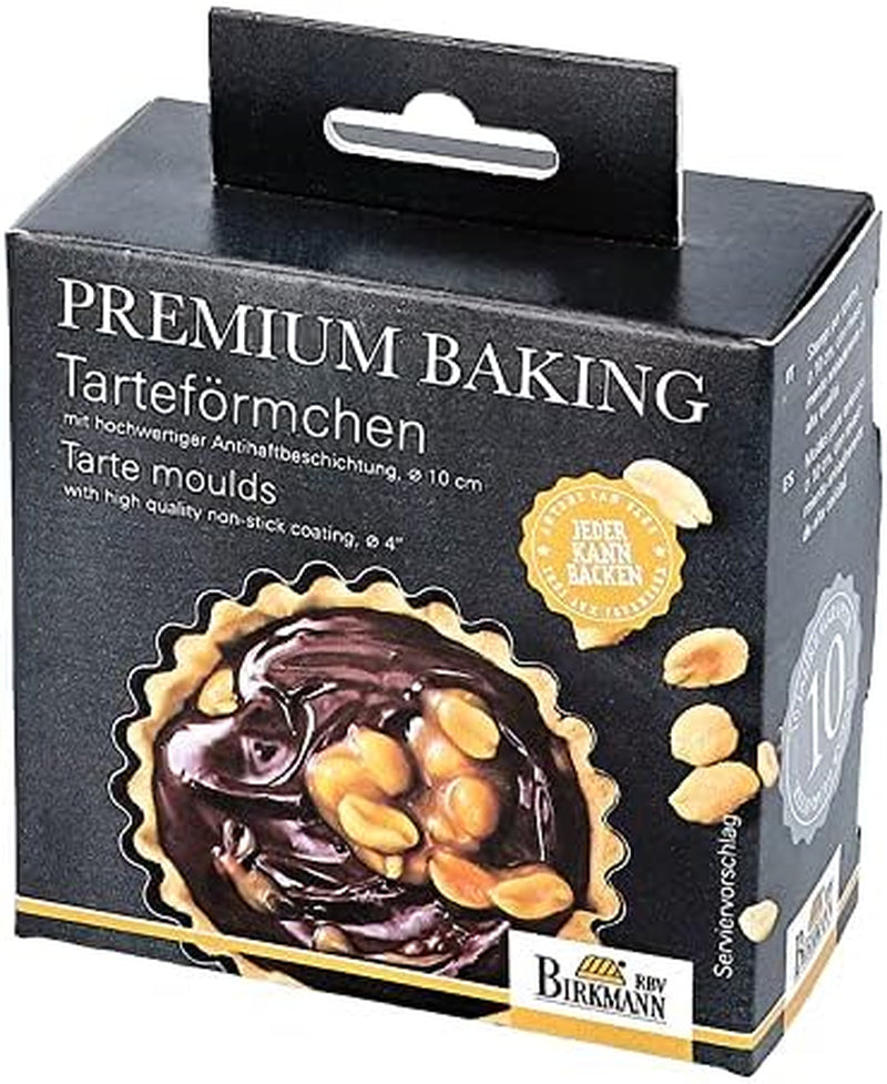 RBV Birkmann Premium Baking, moule à tarte, Ø 10 cm, 6 pièces, avec fond amovible Moules et plaques à pâtisserie Naty Shop