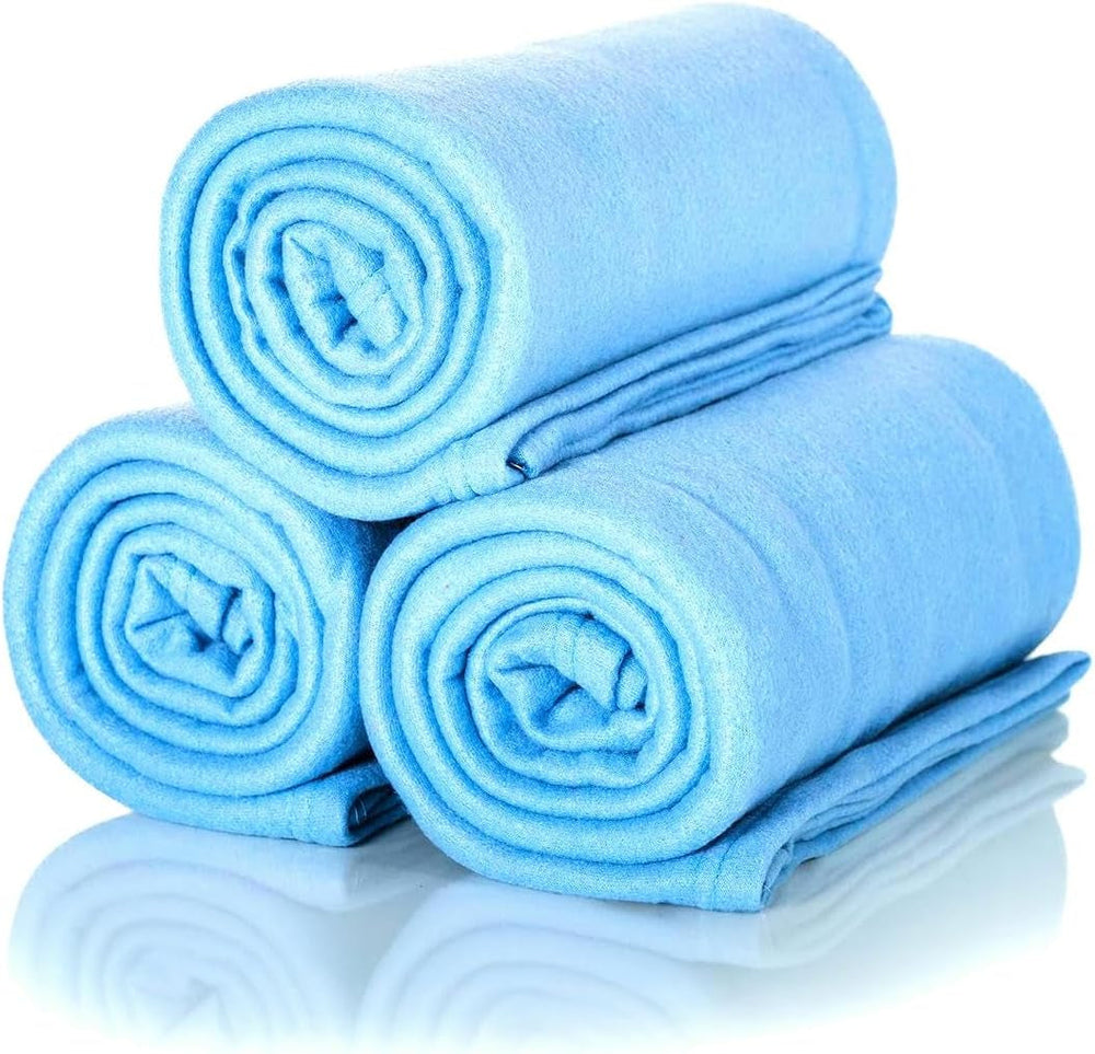 ALCLEAR 3 pièces couvertures polaires Oeko Tex, couleur : anthracite, grande taille 130X160 Cm, plus de 200 G/M2, couverture de canapé couverture de canapé couverture de salon, couverture de pique-nique couverture de canapé Lits et couvertures Besuche den ALCLEAR-Store Bleu denim 3 pièces 130X160 Cm