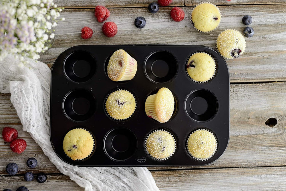 Dr. Oetker - Plat de cuisson Tradition en aluminium avec revêtement antiadhésif (couleur : noir), 1 pièce. Moules et plaques à pâtisserie Naty Shop