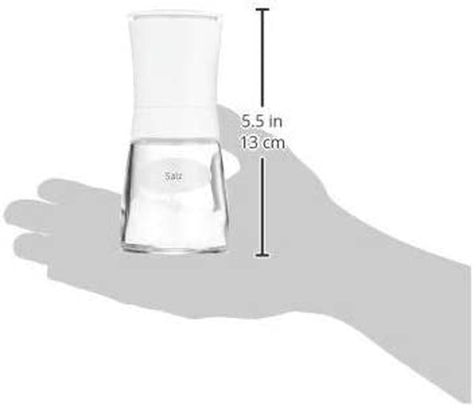 Moulin à sel ou à poivre WMF Trend 14 cm, sans remplissage, moulin en céramique, plastique, verre, blanc Moulins et trancheuses Naty Shop