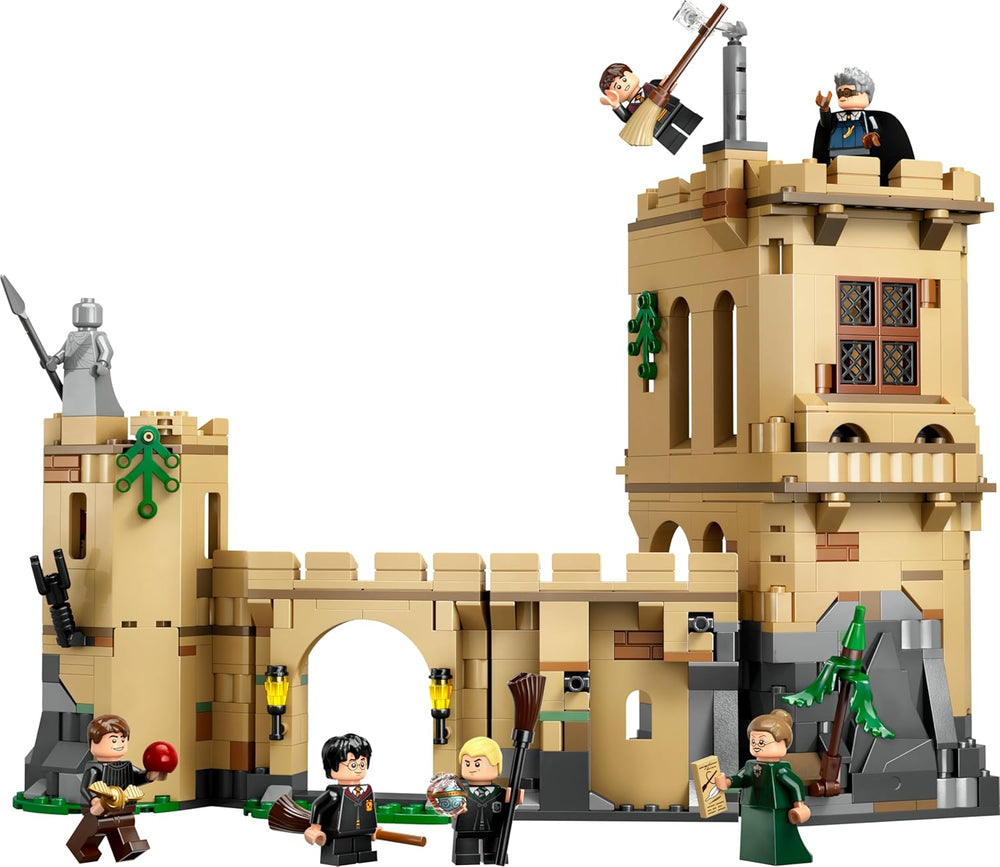 LEGO Harry Potter Schloss Poudlard : Flugstunden, Abenteuer-Spielset mit 6 Minifiguren zum Sammeln, inkl. Draco Malfoy et le professeur McGonagall, jeu de rôle pour les jeunes et les filles du 9 janvier 76447