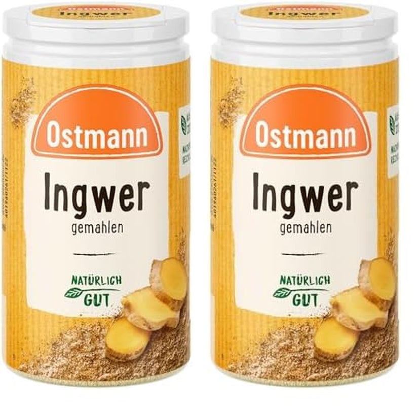 Ostmann Gewürze - Ingwer gemahlen | Nachfüllbare & recyclable Verpackung | 30 g dans Der Streudose