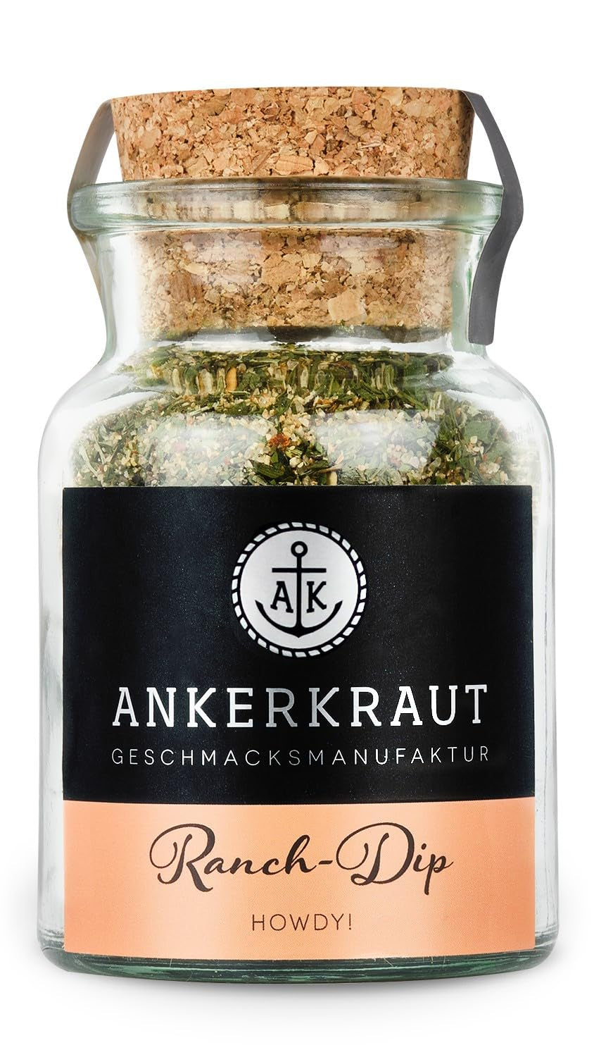 Ankerkraut Ranch Dip, 60g en verre de liège