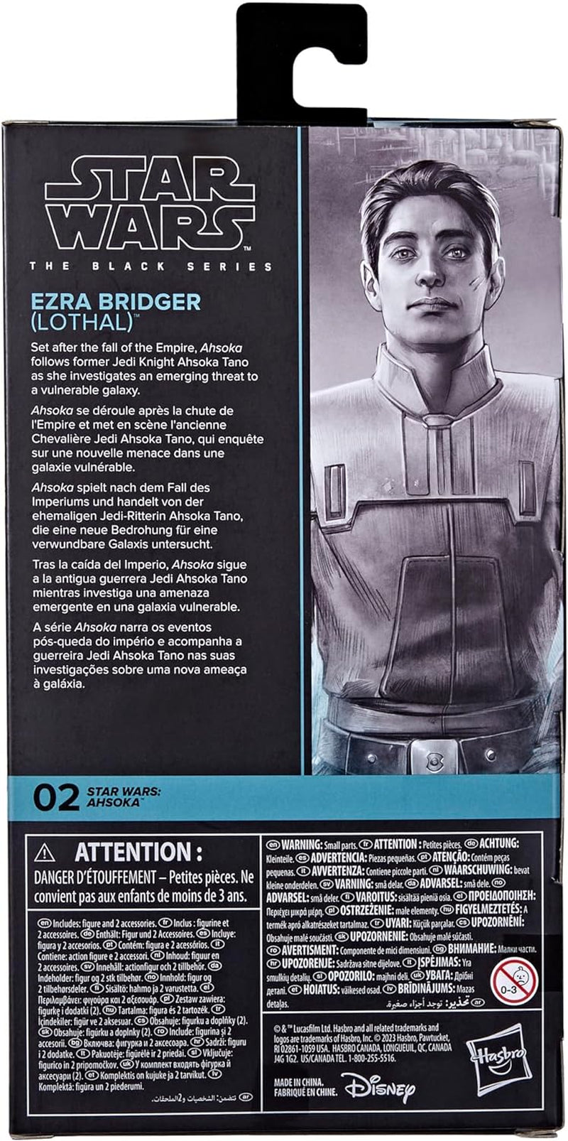 Star Wars Seria Neagră Ezra Bridger (Lothal), Figura de acțiune Ahsoka (15 Cm) Action figures Naty Shop