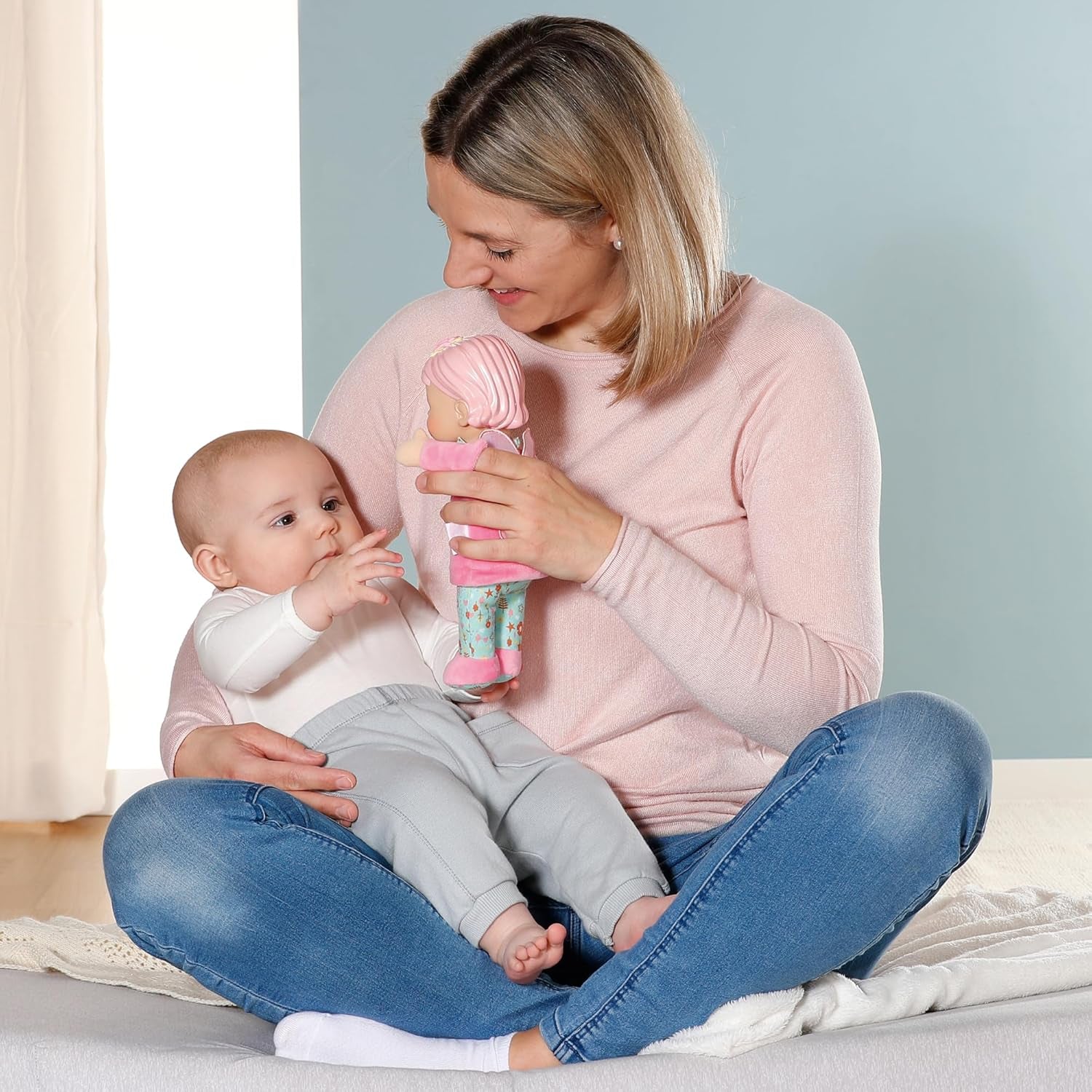 BABY born for babies Fee Poupée au corps souple avec poches pour les doigts dans les bras Marionnette à main de 26 cm de haut 834695 Zapf Creation