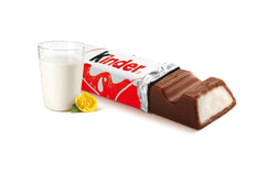Kinder Chocolate - Barres de chocolat au lait fourrées - 1 paquet contenant 24 barres individuelles (24 x 12,5 g).