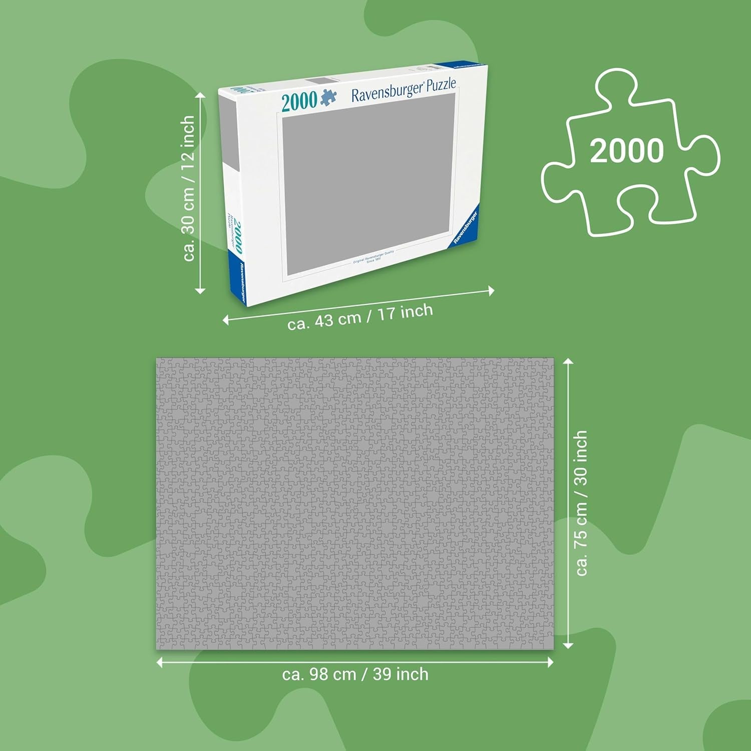 Ravensburger Puzzle 16607 - Cascadele din Iguazu - puzzle jigsaw de 2000 de piese pentru adulți și copii de peste 14 ani Puzzle Naty Shop