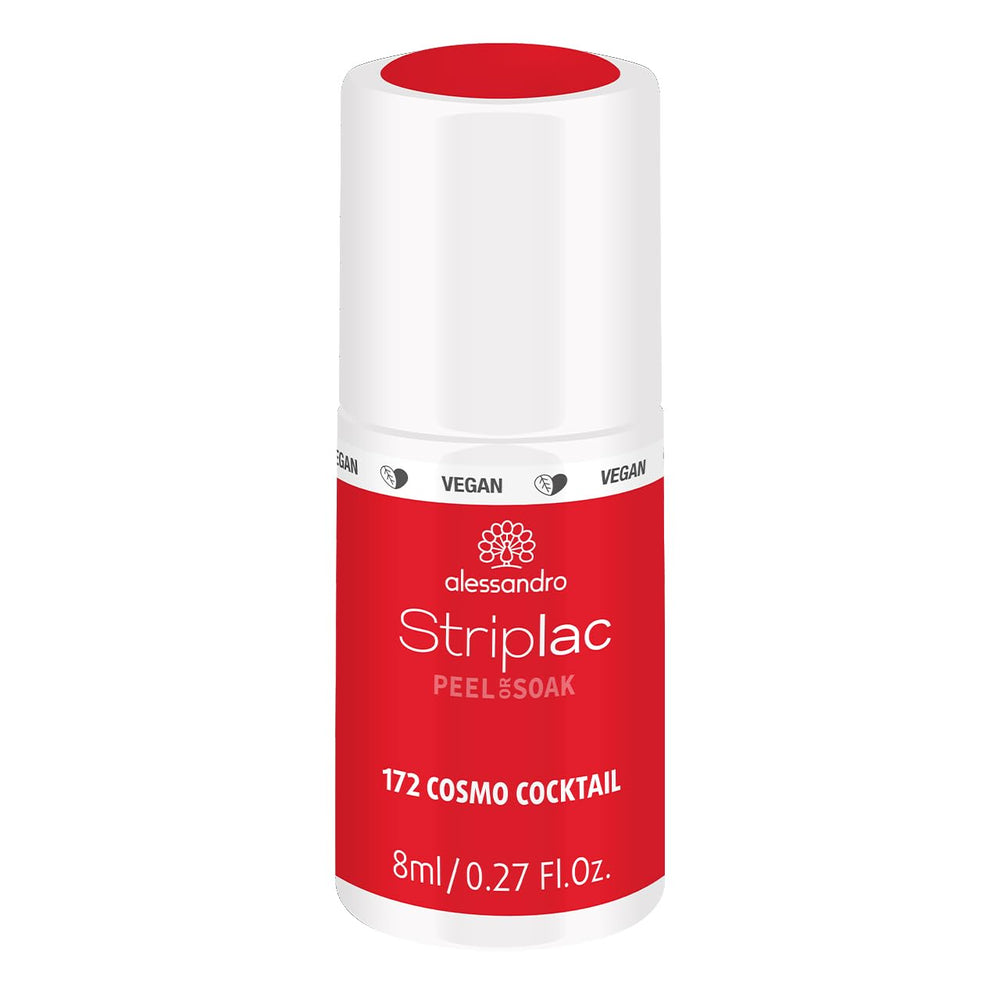 Vernis à ongles UV alessandro Striplac Coral Sunshine – Délicat et longue durée – S'enlève facilement grâce à la technologie de retrait – Vegan et cruelty-free – 8 ml