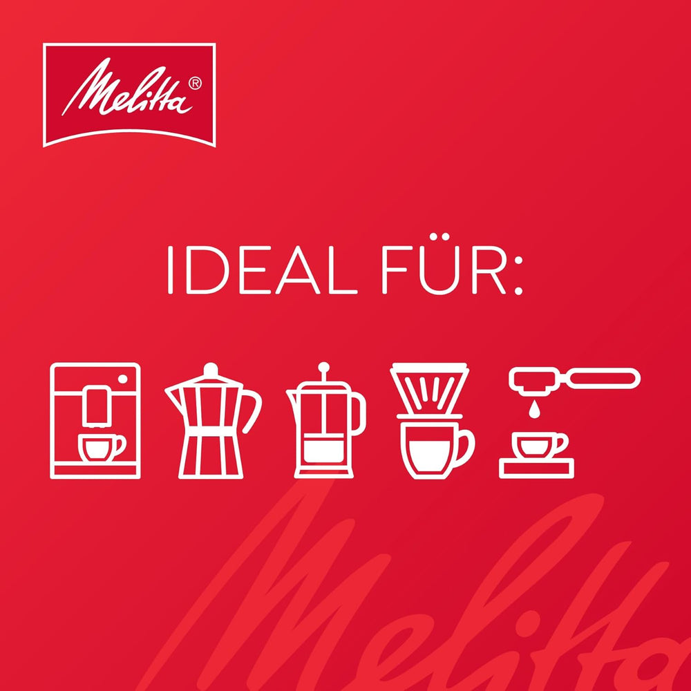 Melitta BellaCrema Café en grains entiers bio, non moulu, pour machines à café automatiques, torréfaction légère, torréfié en Allemagne, force 3, 750 g