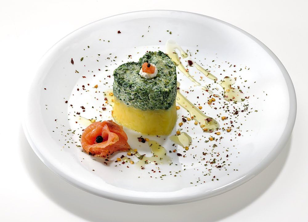 Anneau alimentaire en forme de coeur avec presse