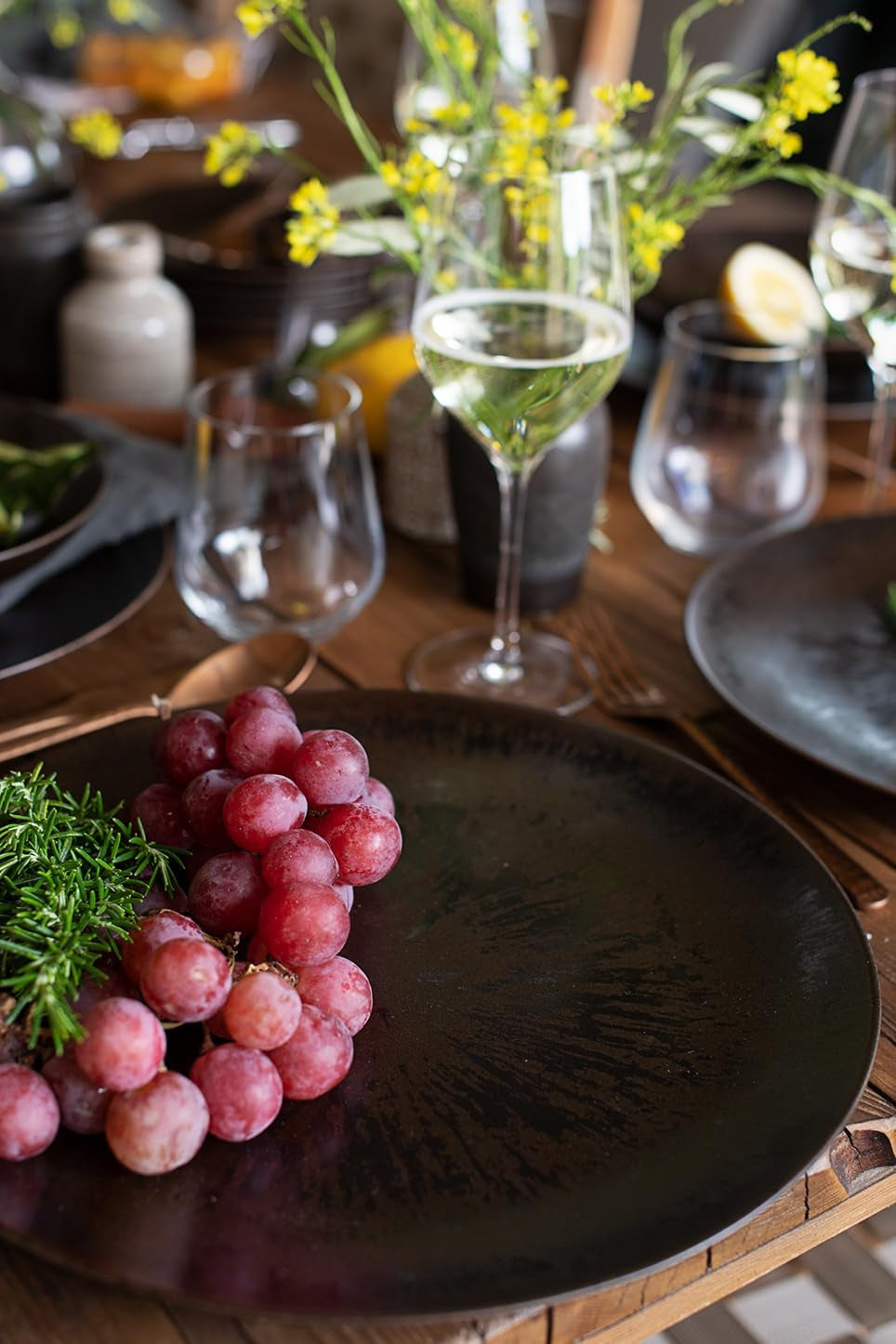 MÄSER Metallic Bronze, serviciu de cină din 12 piese pentru 4 persoane Seturi vesela masa Naty Shop