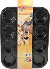 Dr. Oetker Muffinform 12-Er Mini Ø 7 Cm, Cupcake Form Für Saftige Muffins, Muffinblech Mit Antihaftbeschichtung, Menge: 1 Stück Moules et plaques à pâtisserie Naty Shop