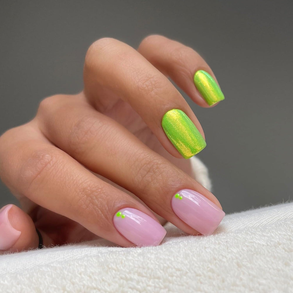 Vernis à Ongles UV Semilac Hybrid 447 Loco Lime 7ml Collection Neonz