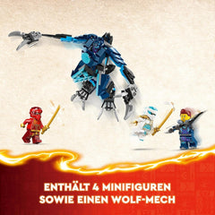LEGO NINJAGO Kai's Fire Mech Action Figure Jouet pour enfants avec figurine Ninja rouge personnalisable Set 4 figurines dont Kai et Zane Cadeau pour garçons et filles de 7 ans 71808 Jeux de construction Beuche den LEGO-Store