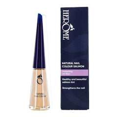 Vernis à ongles rose naturel Herome effet fortifiant - Vernis à ongles adapté à la French manucure - Renforceur d'ongles d'une couleur rose fraîche - 10 ml.