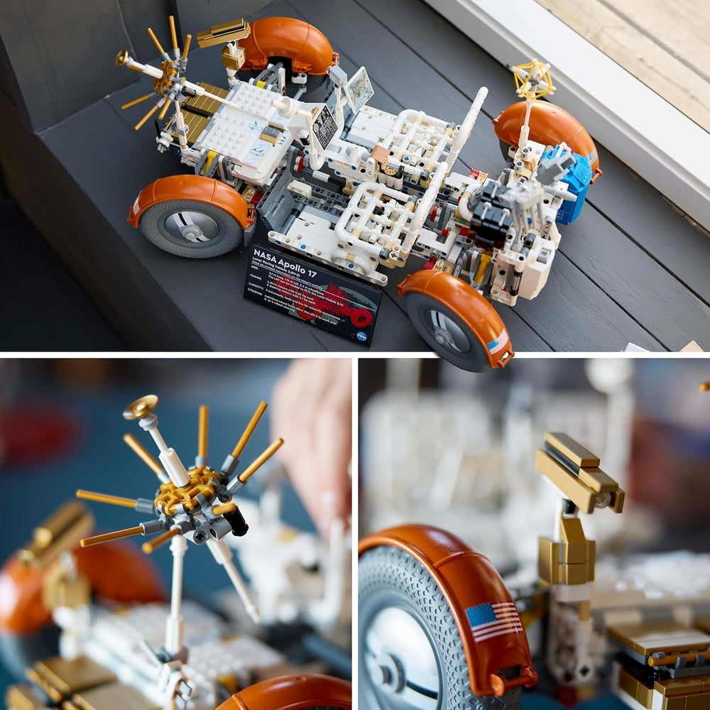 LEGO Technic NASA Apollo Lunar Roving Vehicle (LRV), modèle de Rover lunaire pour adultes, objet de collection spatial pour les amateurs de sciences, jouet de construction, modèle de véhicule spatial 42182 Ensembles de construction Besuche den LEGO-Store