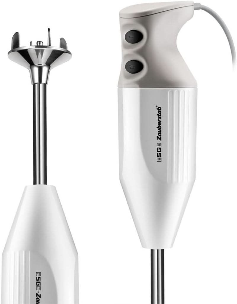 Esge-Zauberstab M 122 S, Stabmixer Weiß, Mit Zubehör, Jusqu'à 14 000 U/Min, 90310 Kitchen Naty Shop