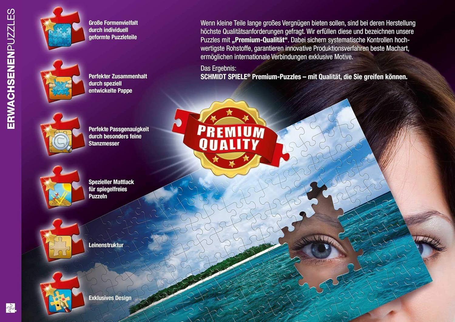 Schmidt Spiele 58288, Découvrez le monde, puzzle 1000 pièces Puzzle Naty Shop