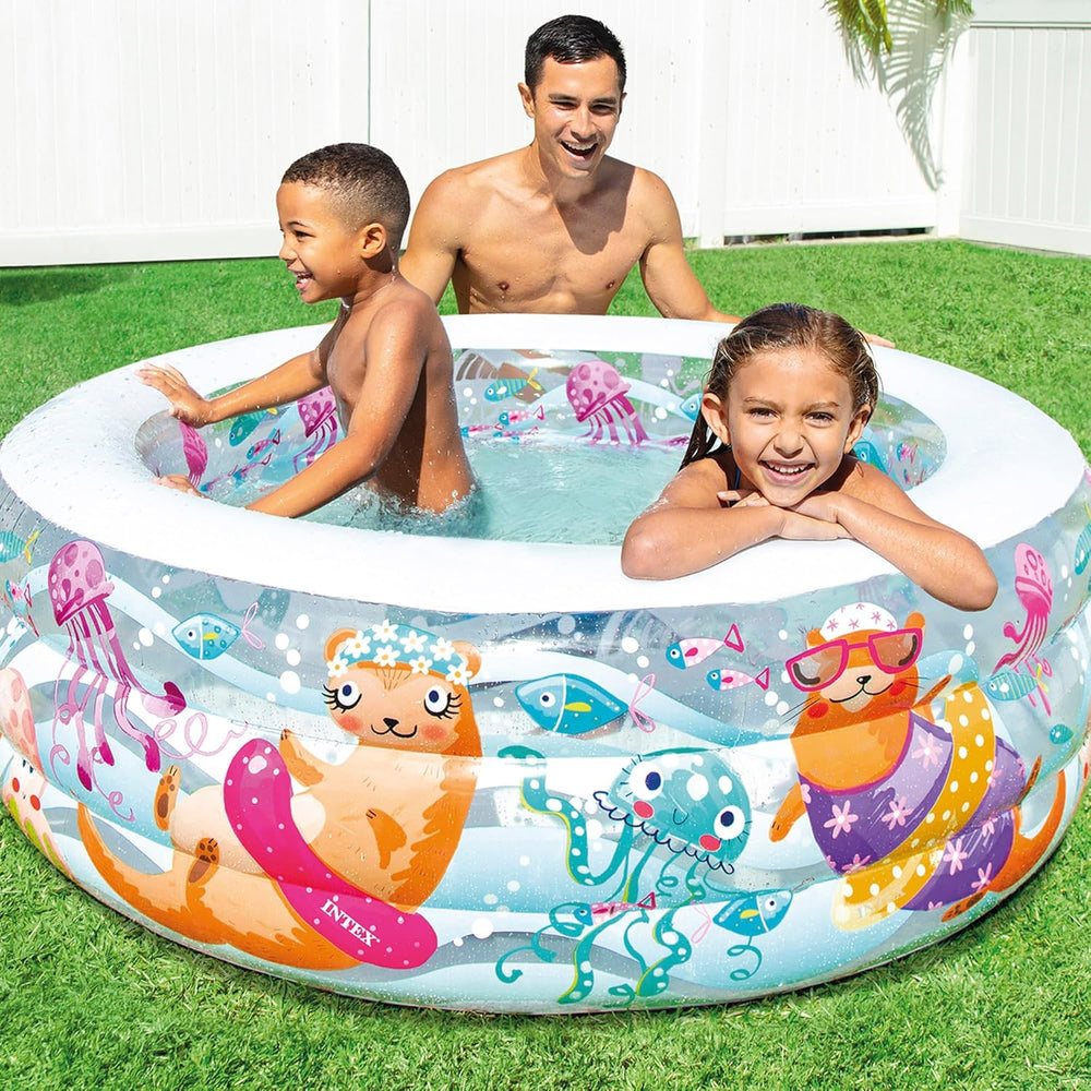 Piscine d'aquarium Intex, multicolore, 152x152x56 cm, 58480NP