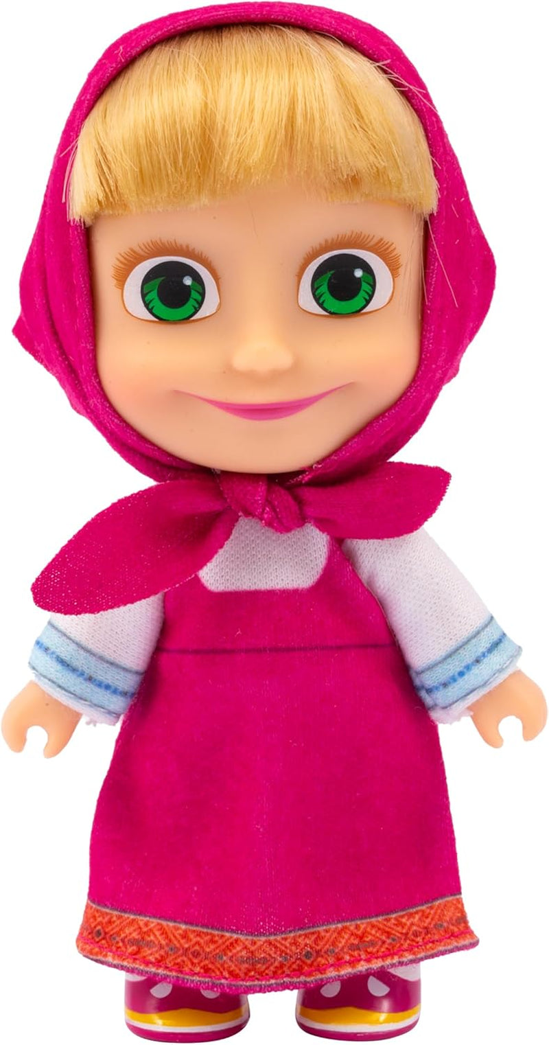 Poupée Masha et Michka 12 cm, modèle de tenue d'été à collectionner, jouet pour 3 ans et plus MHA001