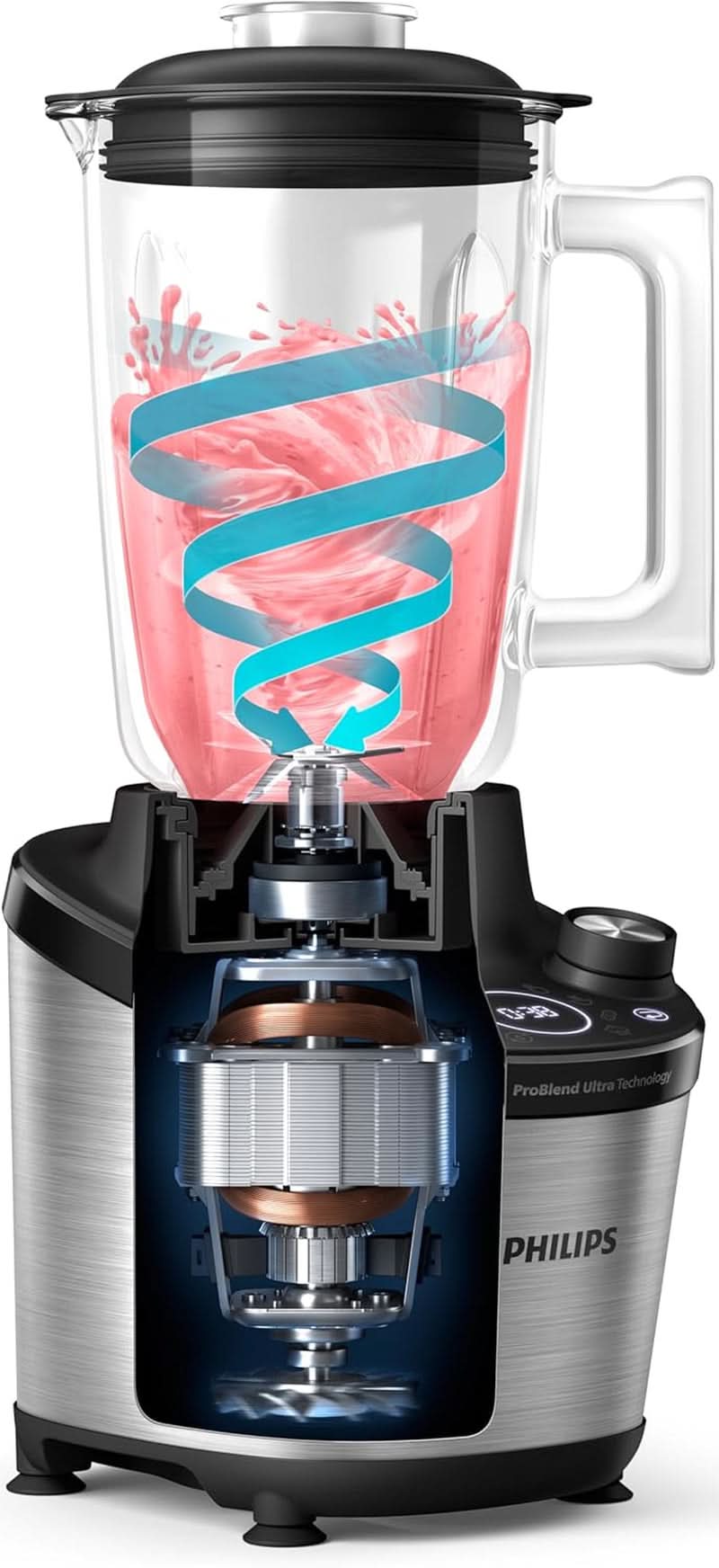 Blender PHILIPS série 7000 HR3760/00, 2l, 1500W, 12 vitesses, noir Cuisine Naty Shop