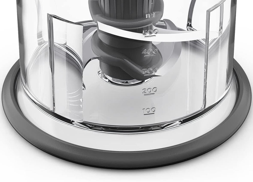 Kenwood Easychop CHP61.000WH, Zerkleinerer Mit Vier Klingen, Schüssel 0,5 L, Druckantrieb, 2 Geschwindigkeiten, Rutschfester Ring, Spülmaschinenfest, Eisbrecher, 500 W, Weiß Kitchen Naty Shop