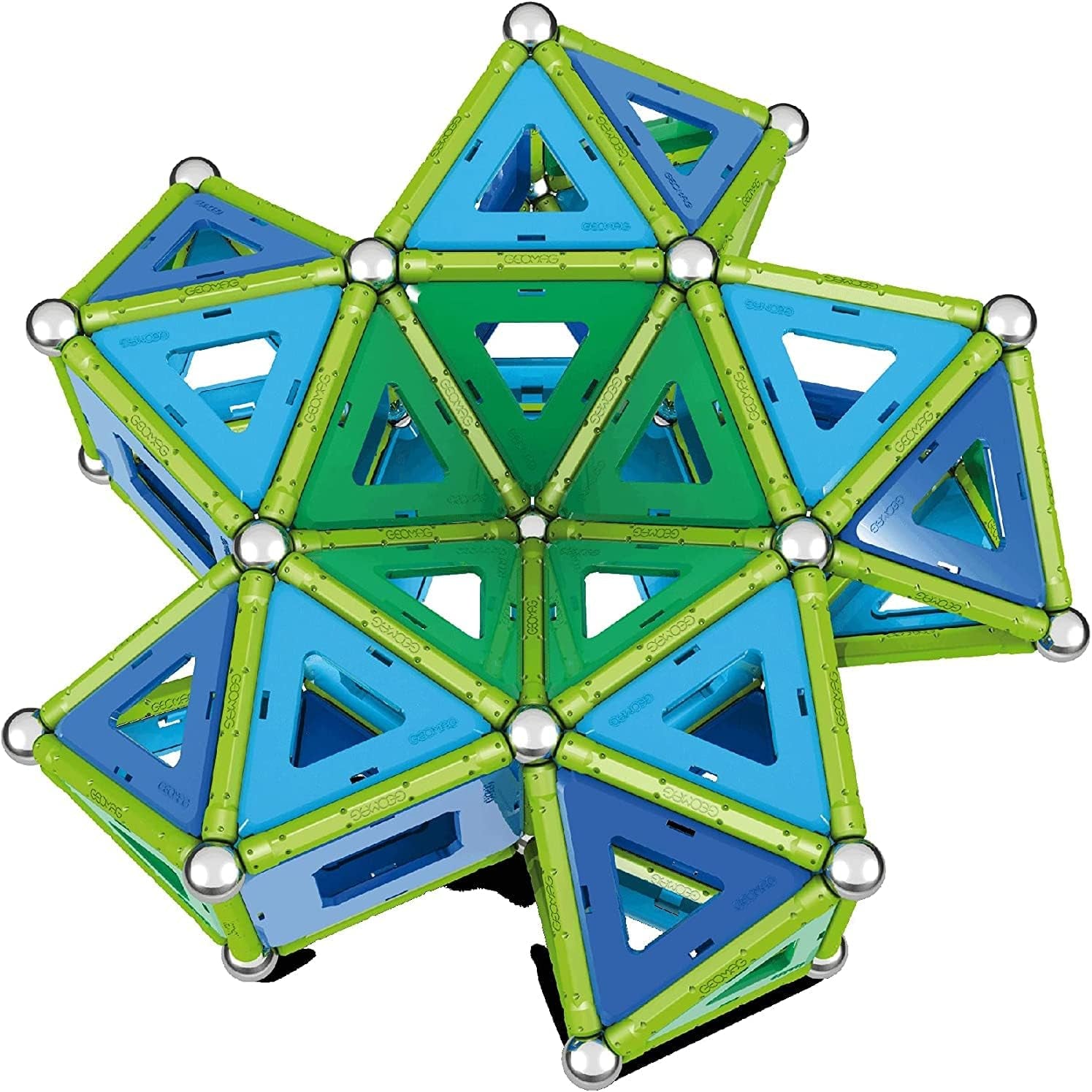 Geomag Classic Panels 192 pièces Jeux magnétiques pour enfants, enfants et filles à partir de 5 6 7 8 9 10 11 12 13 ans, constructions magnétiques, jeux pour enfants