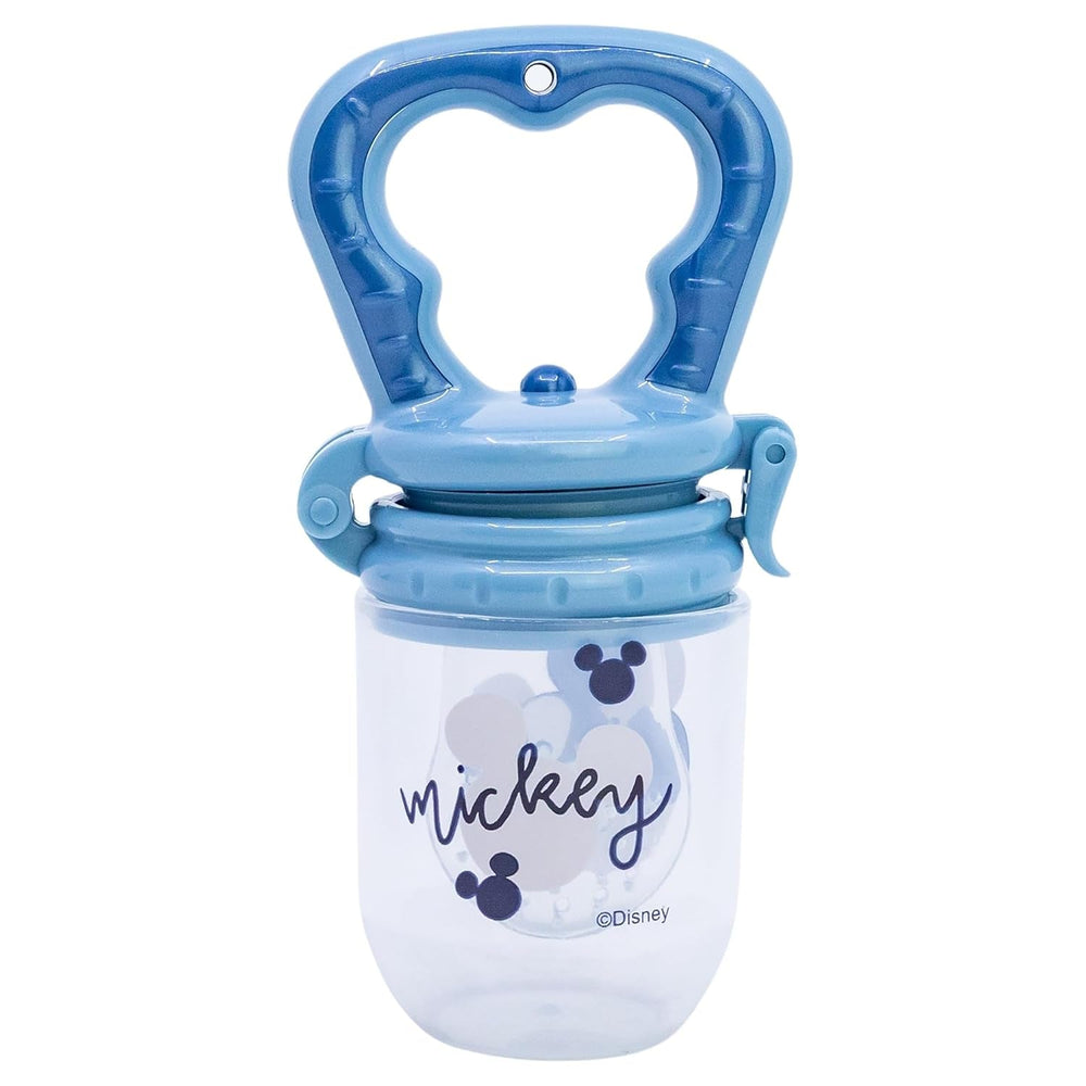 Tataway Disney Mickey Mouse Sucette aux fruits pour bébé en plastique sans BPA avec fonction d'étouffement, lavable et réutilisable