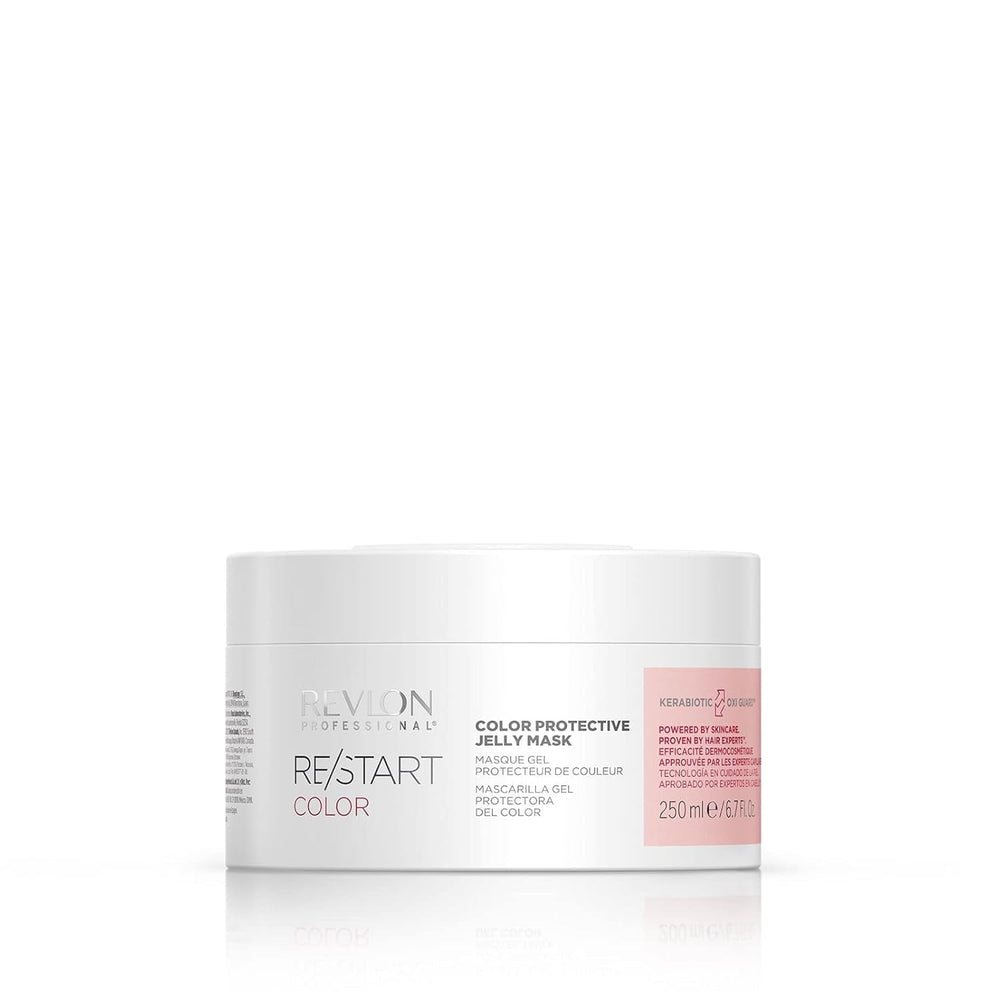 RE/START Color Protective Jelly Mask 500 ml Masque capillaire rehausseur de couleur Traitement capillaire hydrate et protège contre la décoloration des cheveux Masque à l'extrait naturel d'açaï Masque capillaire Naty Shop