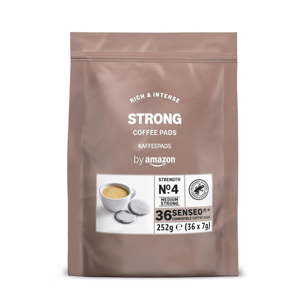 par Amazon Starke Pads, conçus pour les machines Senseo, 36 pièces (1 paquet de 36 pièces) – Certifié Rainforest Alliance