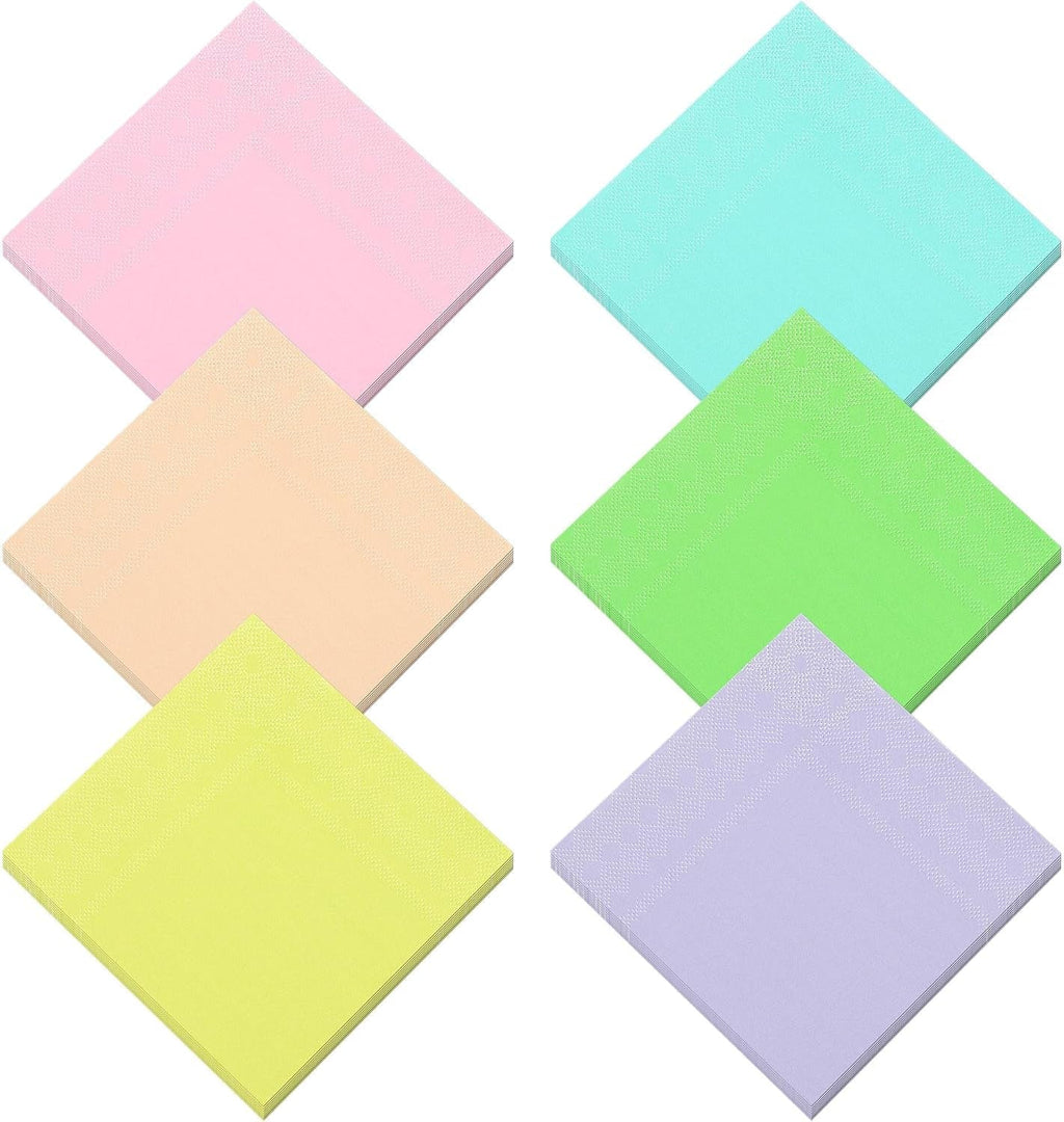 120 buc șervețele cocktail șervețele de hârtie 2 straturi accesorii pentru petreceri, 6 culori