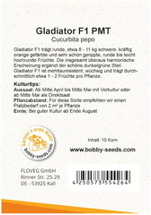 Bobby-Seeds Kürbissamen Gladiator PMT F1 Portion