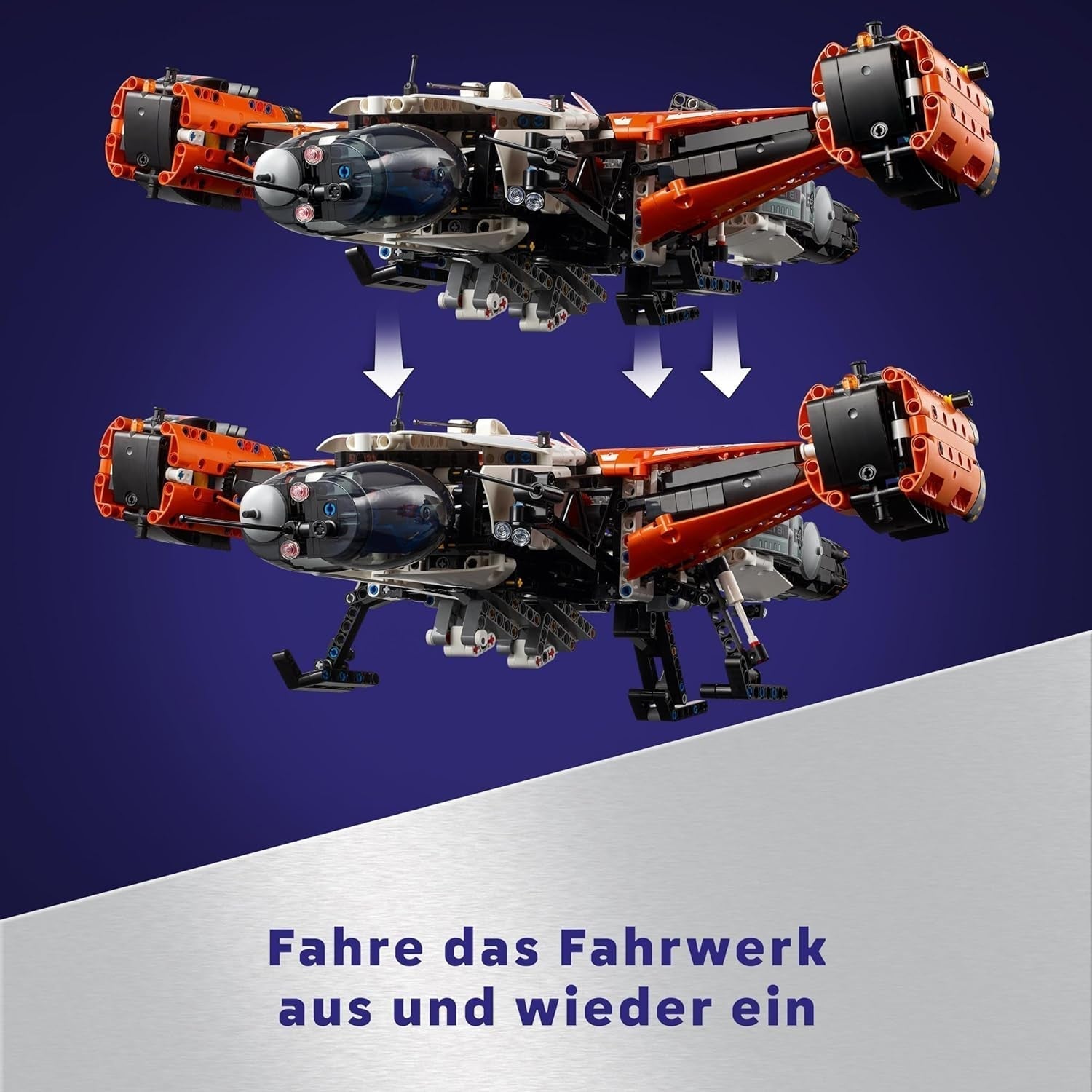 LEGO Technic Vtol Space Transporter LT81, ensemble de construction spatiale, jouet spatial, vaisseau spatial, coffret de jeu Mini Rover, cadeau pour garçons et filles de plus de 10 ans 42181 Ensembles de construction Besuche den LEGO-Store