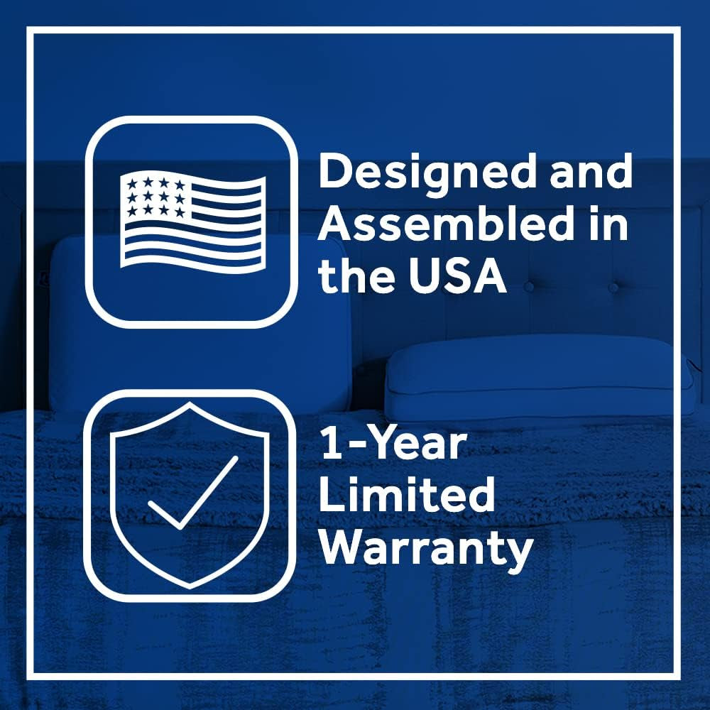 Oreiller en mousse à mémoire de forme Sealy Essentials Standard Blanc 2 pièces Naty Shop Oreillers standard