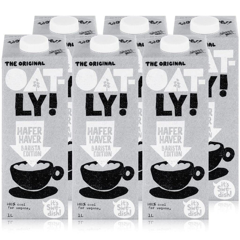Oatly Barista Haferdrink Barista Edition, longue durée de vie 1 litre (paquet de 6)