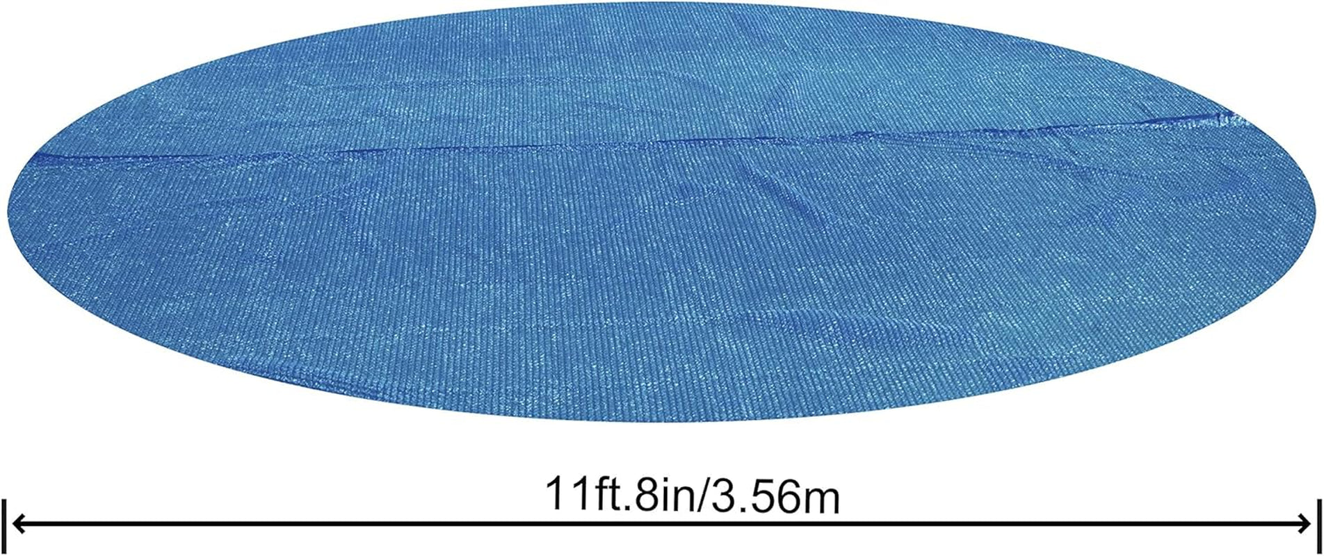 Bestway Flowclear Couverture Solaire pour Piscine, Ø 356 cm, pour Piscines Hors Sol Rondes de 366 cm et 396 cm, Bleu, 58242