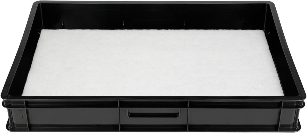 Système de propagation GW-285 composé d'un bac à eau professionnel GW657, d'un tapis capillaire assorti (absorption d'eau 3 L par m²) et d'un plateau à pots avec 285 pots (23x23 mm, hauteur 54 mm) en taille européenne (600x400 mm)