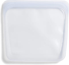 Sac Stasher Sac alimentaire réutilisable en silicone de qualité supérieure Sac à sandwich Transparent Durable Four Lave-vaisselle Congélateur Sac à déjeuner écologique Étanche 828 ml Boîtes de conservation des aliments Naty Shop