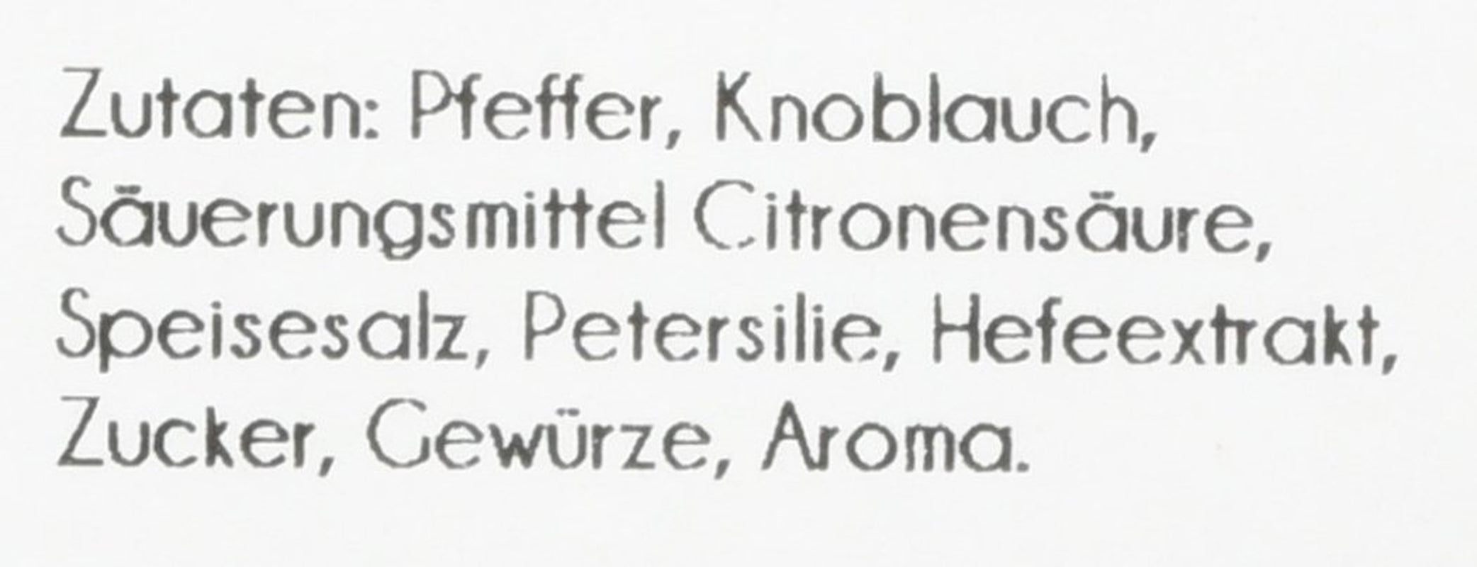 Knoblauch-Pfeffer 600 g, 1er paquet (1 x 0,6 kg)