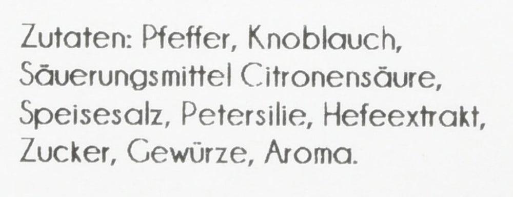 Knoblauch-Pfeffer 600 g, 1er paquet (1 x 0,6 kg)