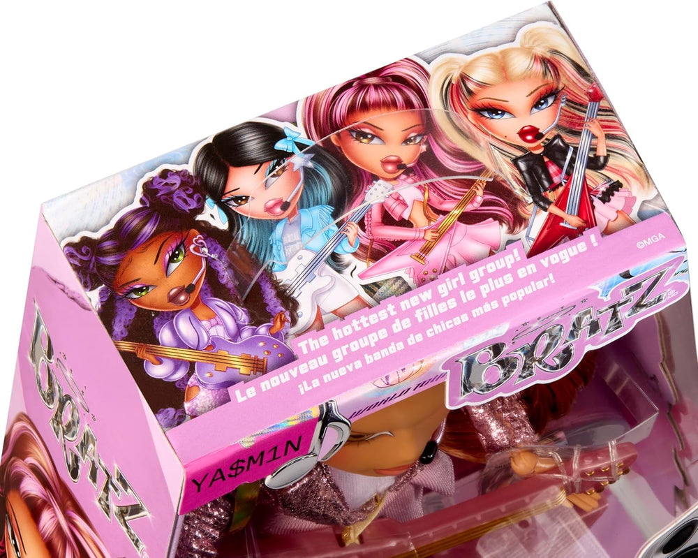 BRATZ Pop Starz Yasmin – Modepuppe mit Anhänger zum Sammeln, Outfit et Musikzubehör