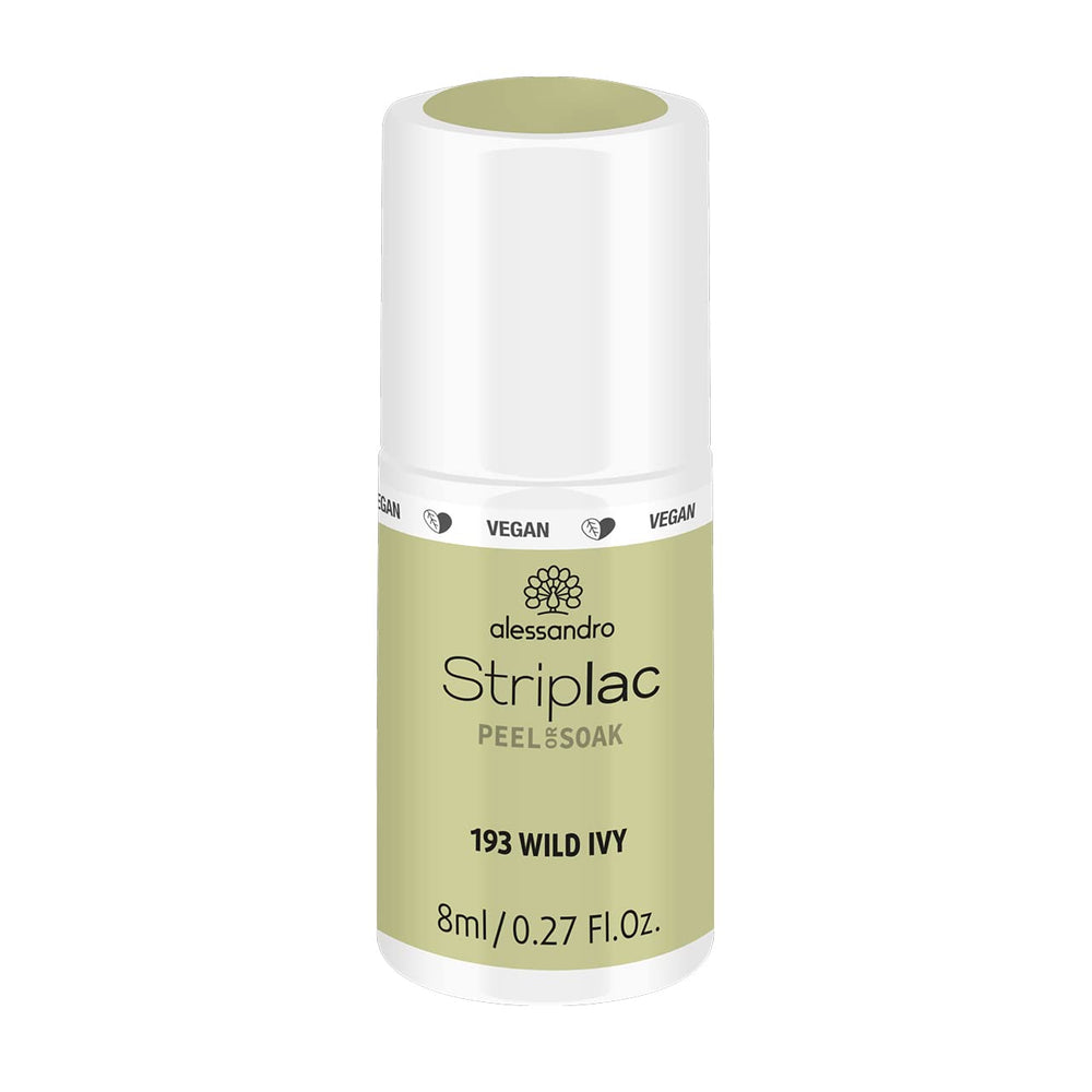 alessandro Striplac UV-Nagellack Flat White – Facile et facile à utiliser – Application facile grâce à la technologie Peel-Off – Vegan et sans alcool – 8 ml